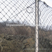 high quality rockfall barrier netting slope protection rockfall fence barrier